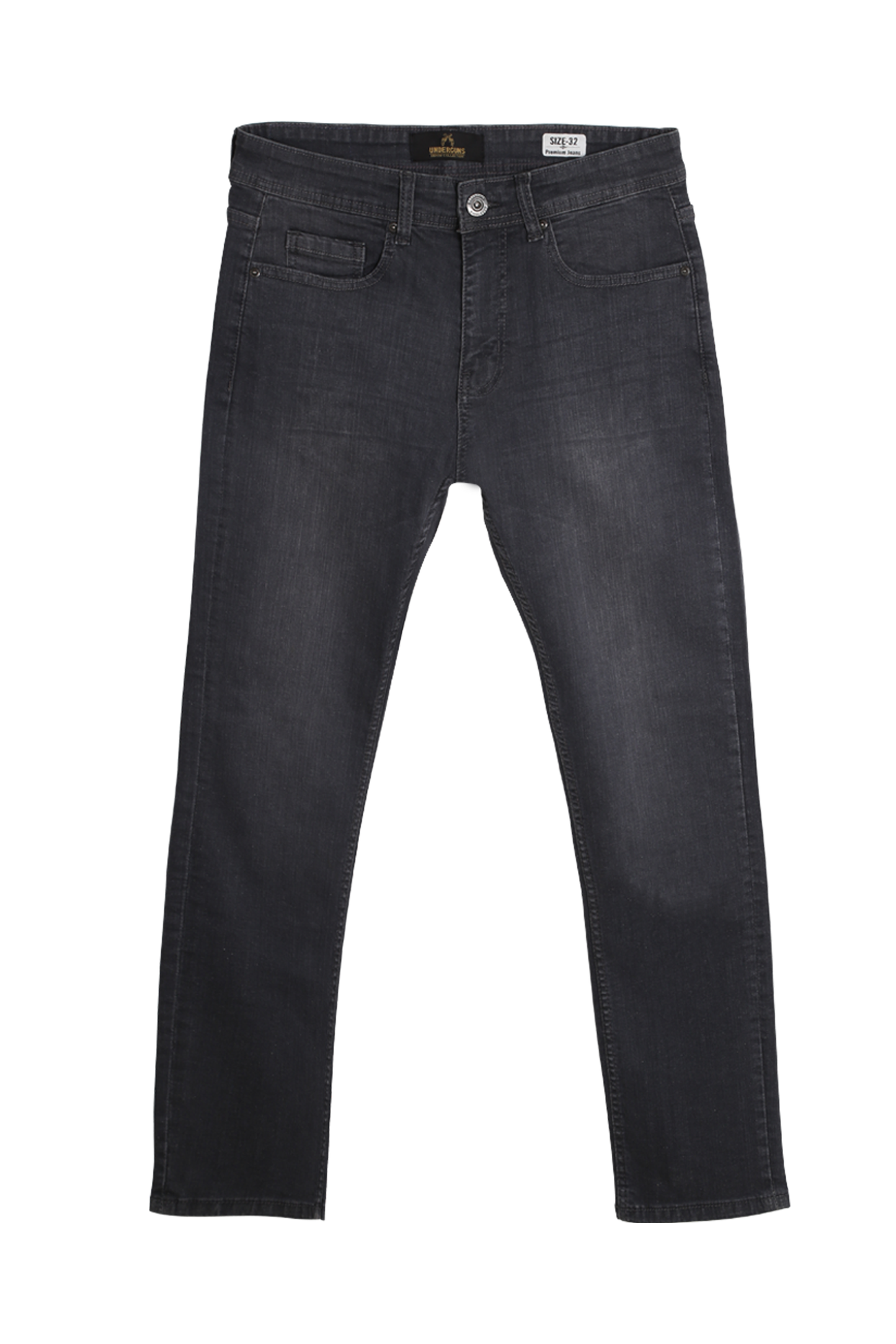 Alfa | Jet-black Denim Jeans Slim Fit Style for All – Under Guns